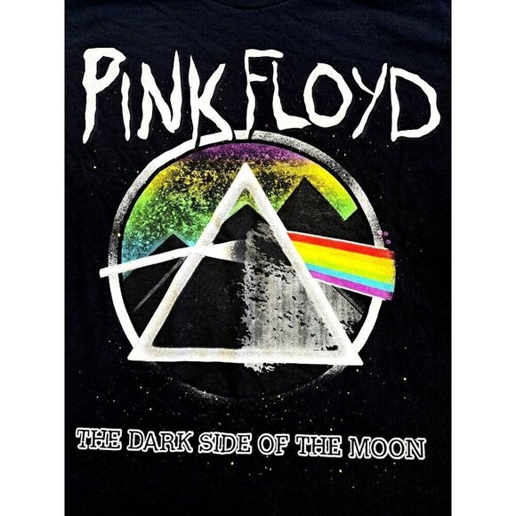 Pink Floyd Men's XL Black Graphic T-Shirt The Dark Side Of The Moon - Picture 4 of 4